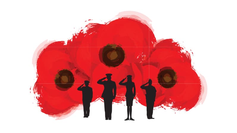 Remembrance Day in Griesbach